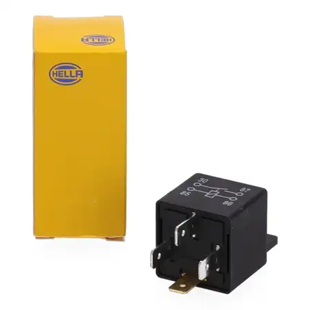 HELLA Relais Zentralelektrik Arbeitskontaktrelais f&uuml;r VW 5 6 7 AUDI SEAT SKODA 4H0951253A