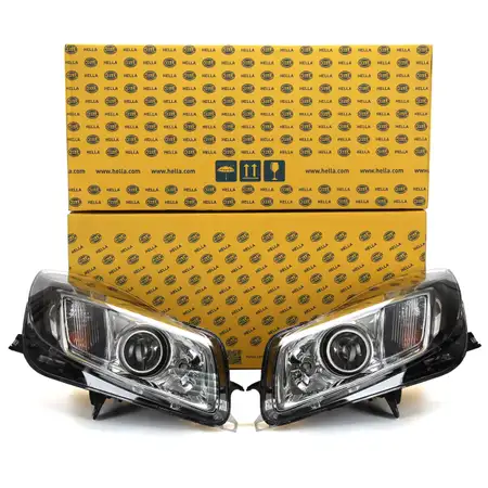 2x HELLA BI-XENON Frontscheinwerfer Scheinwerfer f&uuml;r OPEL A bis 07.13 links + rechts