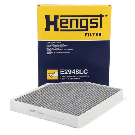 HENGST E2948LC Innenraumfilter Aktivkohle f&uuml;r AUDI A4 B8 A5 8T 8F PORSCHE MACAN