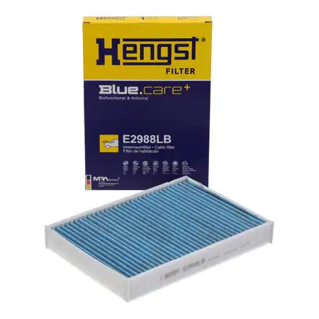 HENGST BLUE CARE Innenraumfilter ANTIBAKTERIELL f&uuml;r VW UP! SEAT Mii SKODA Citigo 1S0819669