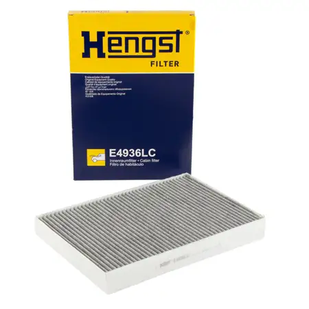 HENGST E4936LC Innenraumfilter Aktivkohle f&uuml;r VOLVO S60 3 S90 2 V60 2 V90 2 XC60 2 XC90
