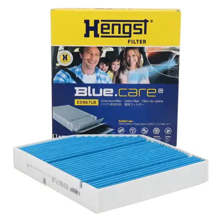HENGST BLUE CARE Innenraumfilter ANTIBAKTERIELL f&uuml;r MERCEDES-BENZ W205 W206 W213 S213 X253