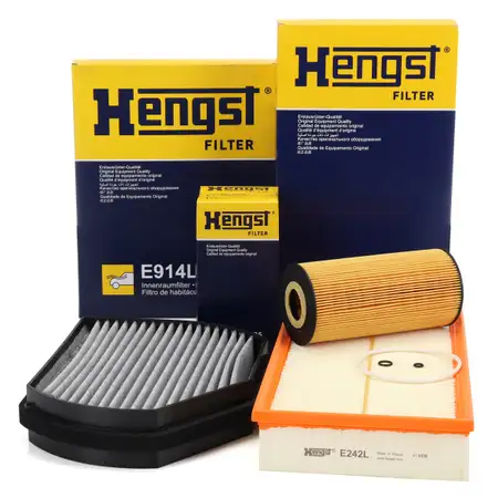 HENGST Filterset 3-tlg f&uuml;r MERCEDES E-Klasse W210 E200/220/250/290/300D OM602/604/605/606