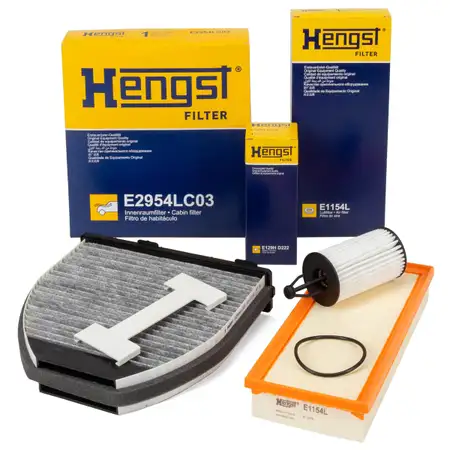 HENGST Filterset Filterpaket f&uuml;r MERCEDES E-Klasse W212 S212 CLS C/X218 SL R231 500 M278