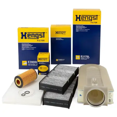 HENGST Filterset 3-tlg f&uuml;r MERCEDES-BENZ M-Klasse GLE W166 250CDI/BlueTEC/d OM651