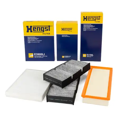 HENGST Innenraumfilter + Luftfilter f&uuml;r MERCEDES M-Klasse GLE W166 C292 GL GLS X166 63AMG
