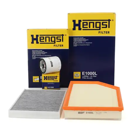 HENGST Filterset f&uuml;r VOLVO S60 II S80 II V60 I V70 III XC60 I 2.0 T / T5 203-241 PS