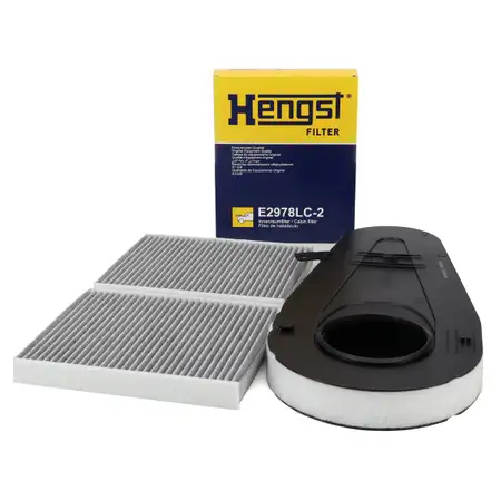 HENGST Innenraum + Luftfilter f&uuml;r BMW 5er F10 F11 F07 518-535d 7er F01-04 740d N47 N57