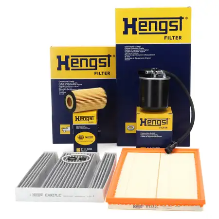 HENGST Filterset Filterpaket 4-tlg f&uuml;r MERCEDES V-Klasse Vito Marco Polo CDI OM651.950