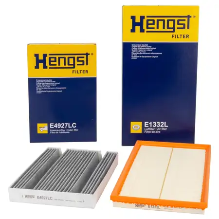 HENGST Innenraumfilter + Luftfilter f&uuml;r MERCEDES V-Klasse Vito Marco Polo W447 OM622 OM651