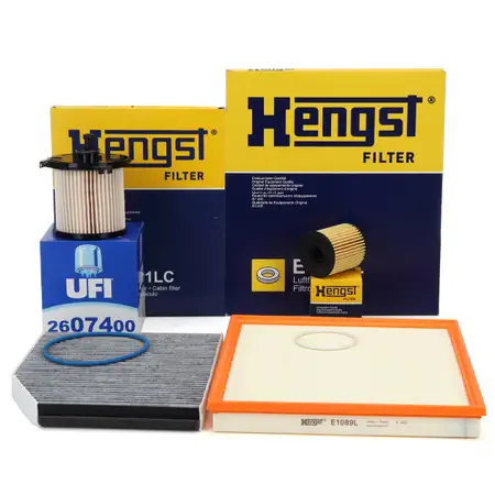 HENGST Filterset 4-tlg f&uuml;r FORD Tourneo Custom/Transit V362 2.2 TDCi mit Frontantrieb