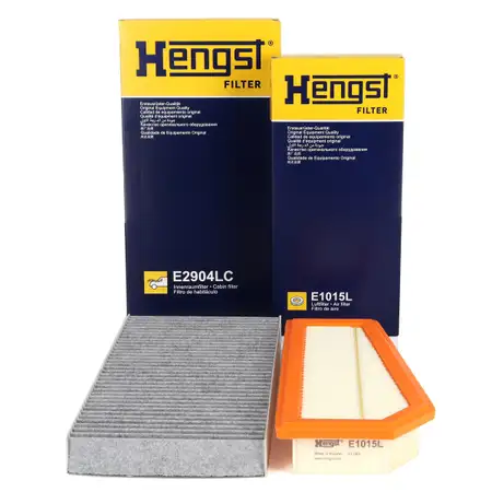 HENGST Innenraumfilter + Luftfilter f&uuml;r MERCEDES-BENZ SLK R172 200 250 284/204 PS M271