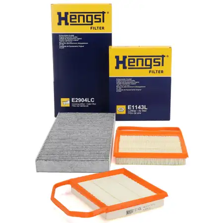 HENGST Innenraumfilter + Luftfilter f&uuml;r MERCEDES-BENZ SLC R172 43AMG 367-390 PS M276