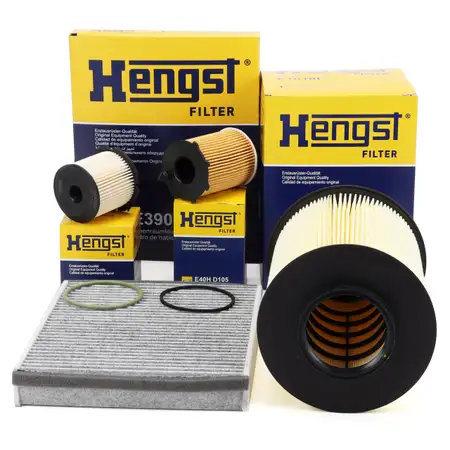 HENGST Filterset 4-tlg f&uuml;r FORD Focus 3 C-Max 2 Kuga 2 Tourneo/Transit Connect 1.5 TDCi