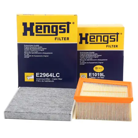 HENGST Cabin + Air Filter for FORD Fiesta 6, B-Max, Ecosport, Ka+, Tourneo, and Transit Courier