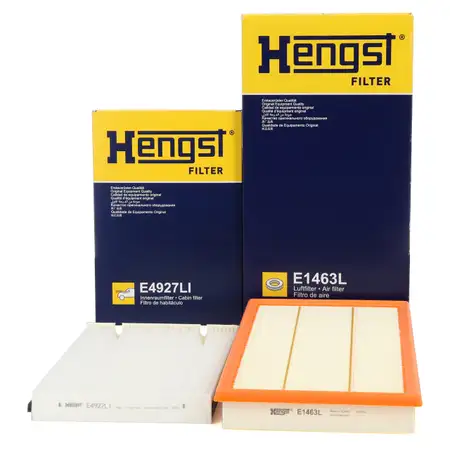 HENGST Innenraumfilter + Luftfilter f&uuml;r MERCEDES-BENZ Sprinter B907 B910 11/14CDI OM651