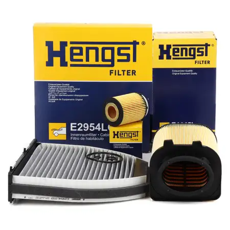 HENGST Filterset f&uuml;r MERCEDES W204 S204 C204 W212 S212 C207 A207 X204 180-250 M274