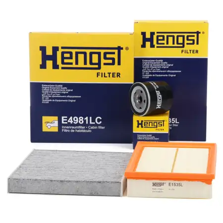 HENGST Filterset f&uuml;r VW Polo 6 T-Cross A1 GB Arona Ibiza 5 Kamiq Scala 1.0/1.5 TSI