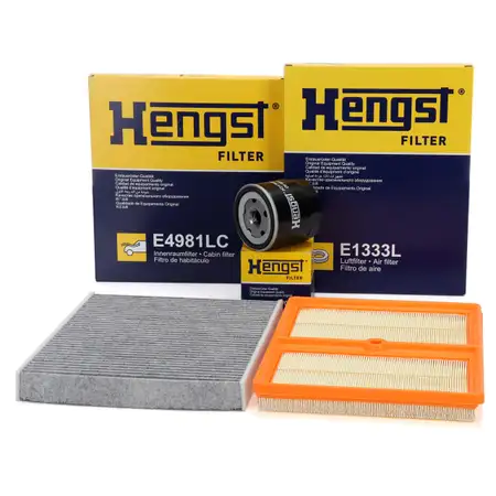 HENGST Filterset f&uuml;r VW Polo 6 T-Cross A1 GB Arona Ibiza 5 Kamiq Scala 1.0 TSI 90-116 PS