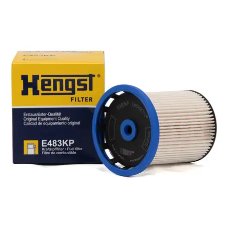 HENGST E483KP Kraftstofffilter Diesel f&uuml;r AUDI A3 SEAT SKODA VW Golf 7 1.6/2.0 TDI