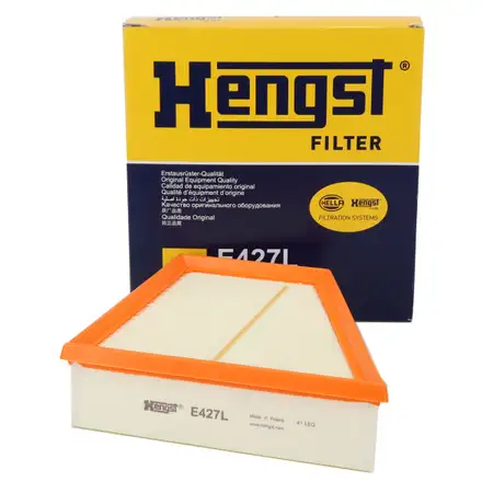 HENGST E427L Luftfilter f&uuml;r SEAT Ibiza 3 4 SKODA Fabia 1 2 Rapid VW Polo 1.2 54-75PS