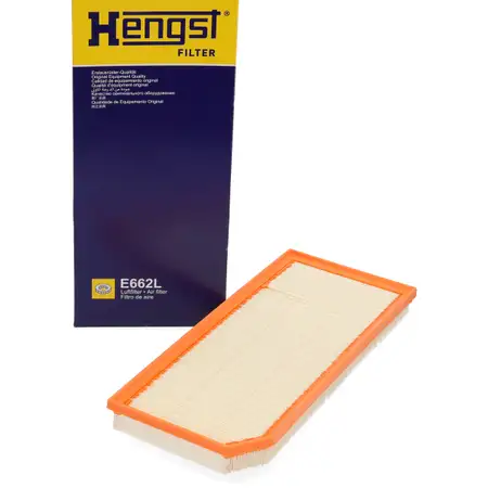 HENGST E662L Luftfilter f&uuml;r VW Golf 5 Passat B6 AUDI A3 Leon Octavia 2 2.0 TSI 06F133843A