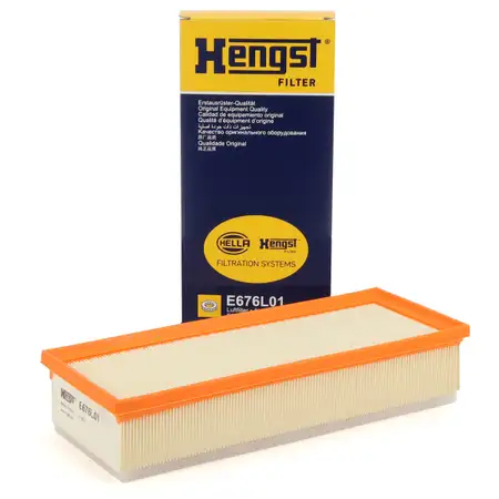 HENGST E676L01 Luftfilter AUDI A4 B8 A5 (8T 8F) Q5 8RB 1.8/2.0 TFSI 2.0 TDI