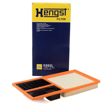 HENGST E892L Luftfilter f&uuml;r SEAT Ibiza Leon SKODA Fabia Octavia VW Golf Polo 1.4 1.6