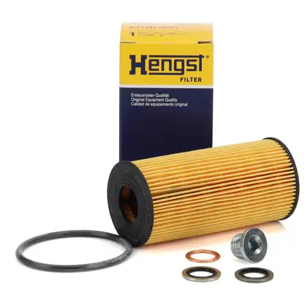 HENGST E112HD541 &Ouml;lfilter + Schraube f&uuml;r DACIA FIAT MERCEDES OM608 RENAULT 1.5/2.0 dCi