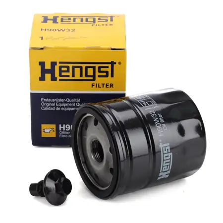 HENGST H90W32 &Ouml;lfilter + Schraube f&uuml;r FORD Focus 2 Mondeo 4 Galaxy S-Max WA6 1.8 TDCi