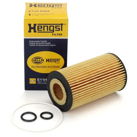 HENGST E11HD204 &Ouml;lfilter f&uuml;r MERCEDES W176 W246 W204 W205 W212 OM646 OM651 DIESEL
