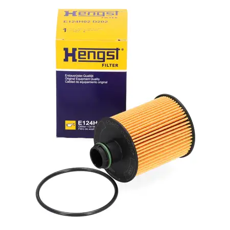 HENGST E124H02D202 &Ouml;lfilter f&uuml;r OPEL Astra J Corsa D Insignia A Meriva B Zafira C CDTI
