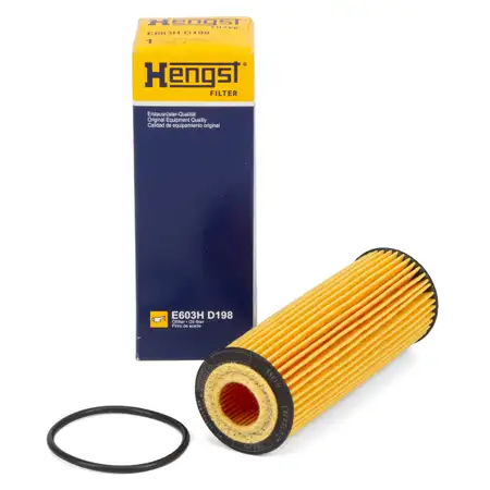 HENGST E603HD198 &Ouml;lfilter f&uuml;r CHEVROLET Aveo T300 OPEL Corsa E 1.4 55570263