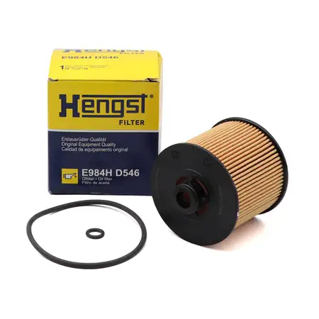 HENGST E984HD546 &Ouml;lfilter Motor&ouml;lfilter + Dichtungen f&uuml;r VOLVO CX40 536 T2 T3 T4 32257123