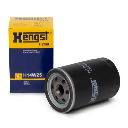 HENGST H14W25 &Ouml;lfilter f&uuml;r PORSCHE 924 2.5 S + 944 2.5-3.0 + 968 3.0 + 911 964 Turbo