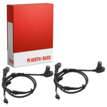 2x HERTH+BUSS ELPARTS ABS Wheel Speed Sensor for AUDI A4 B6 B7 A6 C5 Exeo (Front) 8E0927803B