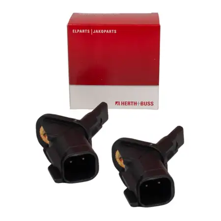 2x HERTH+BUSS ABS Sensor Raddrehzahl f&uuml;r FORD Mondeo 3 JAGUAR X-Type X400 vorne o. hinten