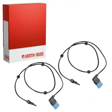 2x HERTH+BUSS ABS Wheel Speed Sensor for MERCEDES W176, W245, W246, C117, X117, X156 (rear)