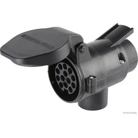 HERTH+BUSS KURZ Adapter Kurzadapter Stecker Steckdose Anh&auml;nger Kupplung 7 auf 13 polig