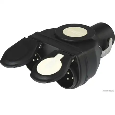 HERTH+BUSS 51305655 Adapter Stecker Steckdose Anh&auml;nger Kupplung 15 auf 2x7 polig
