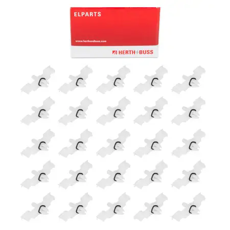 25 HERTH+BUSS ELPARTS Clips - Mounting Clips - Trim Retaining Clips for VW 7L0853547A