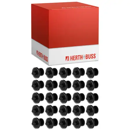 25x HERTH+BUSS Clips Befestigungsclips Halteclip Verkleidung f&uuml;r VAG 6Q0868243