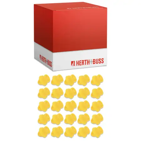 25x HERTH+BUSS Clips Befestigungsclips Halteclip Verkleidung f&uuml;r PSA 6991.S9