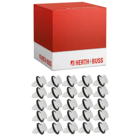 25x HERTH+BUSS Clips Befestigungsclips Halteclip Verkleidung f&uuml;r FORD TESLA