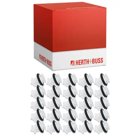 25x HERTH+BUSS Clips Verkleidung f&uuml;r BYD CHRYSLER DODGE PSA TESLA TOYOTA