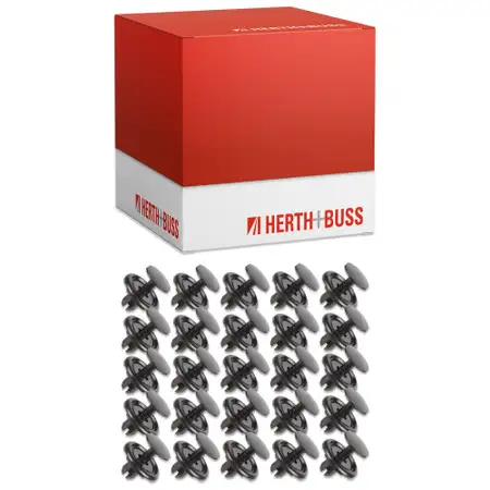 25x HERTH+BUSS Clips Halteclip Verkleidung f&uuml;r CITROEN C1 II PEUGEOT 108 TOYOTA Aygo