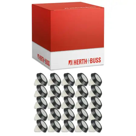 25x HERTH+BUSS Clips Befestigungsclips Halteclip Verkleidung f&uuml;r VAG N10621301