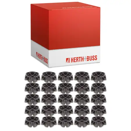 25x HERTH+BUSS Clips Befestigungsclips Halteclip Verkleidung f&uuml;r BMW MINI VAG