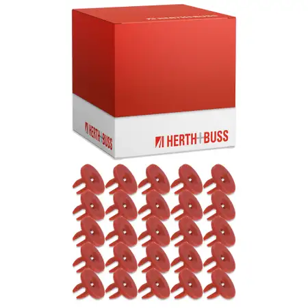 25x HERTH+BUSS Clips Befestigungsclips Verkleidung f&uuml;r FORD MERCEDES SMART