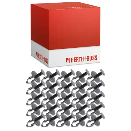 25x HERTH+BUSS Clips Halteclip Verkleidung f&uuml;r FORD Fiesta 6 MK6 B-Max 1639908